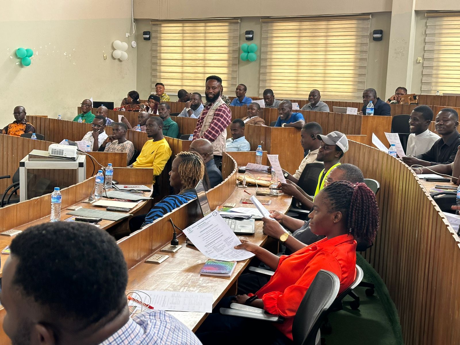 Participants at a TISC programme activity at African Methodist Episcopal University